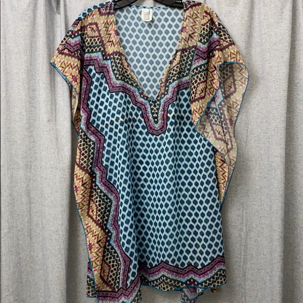 Kaftan cover up with tie back